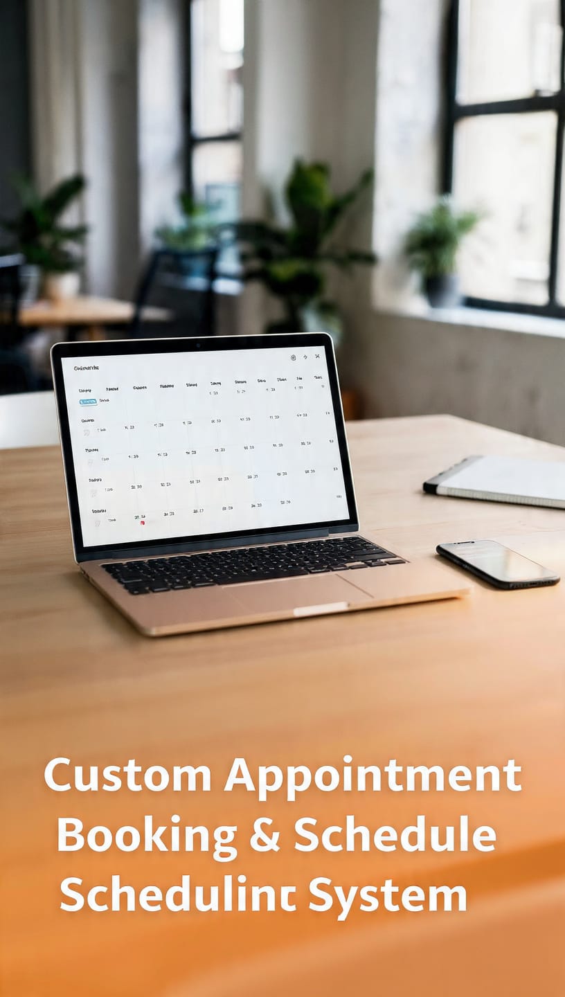 I will develop a custom appointment booking and scheduling system